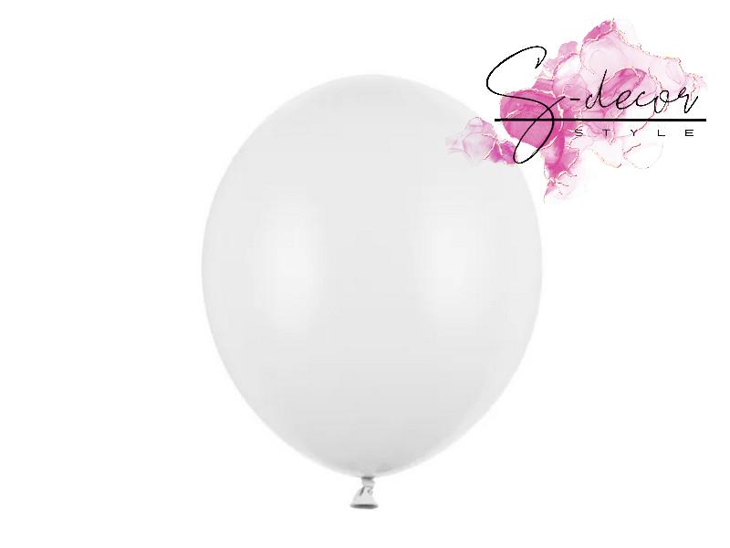 Balónky pastel white 27cm 10ks