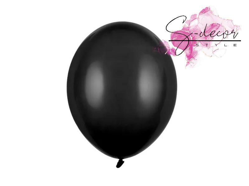Balónky pastel black 27cm 10ks