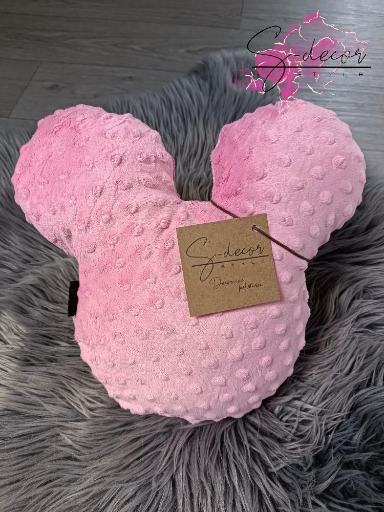 Polštářek mickey růžový Premium