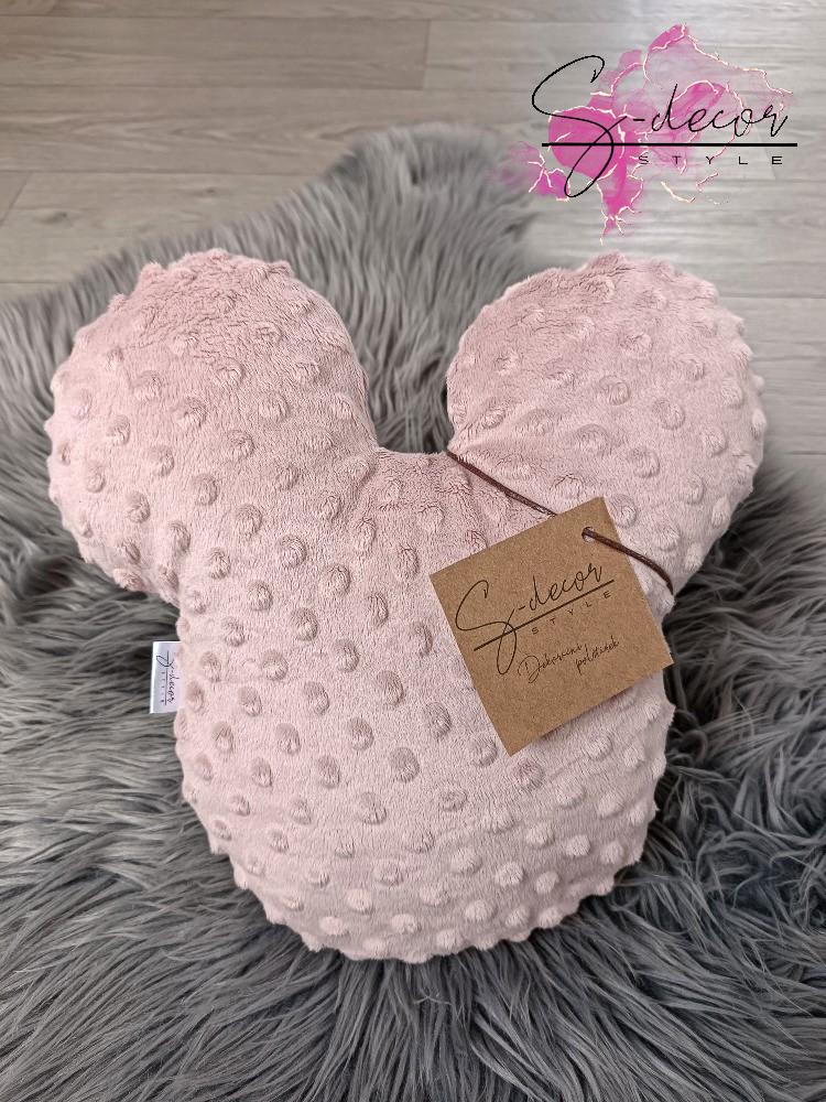 Polštářek mickey sv.starorůžový Premium