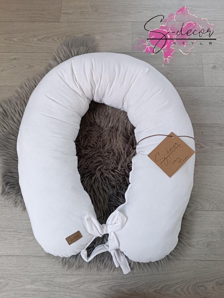 Těhotenský polštář bílý Exclusive