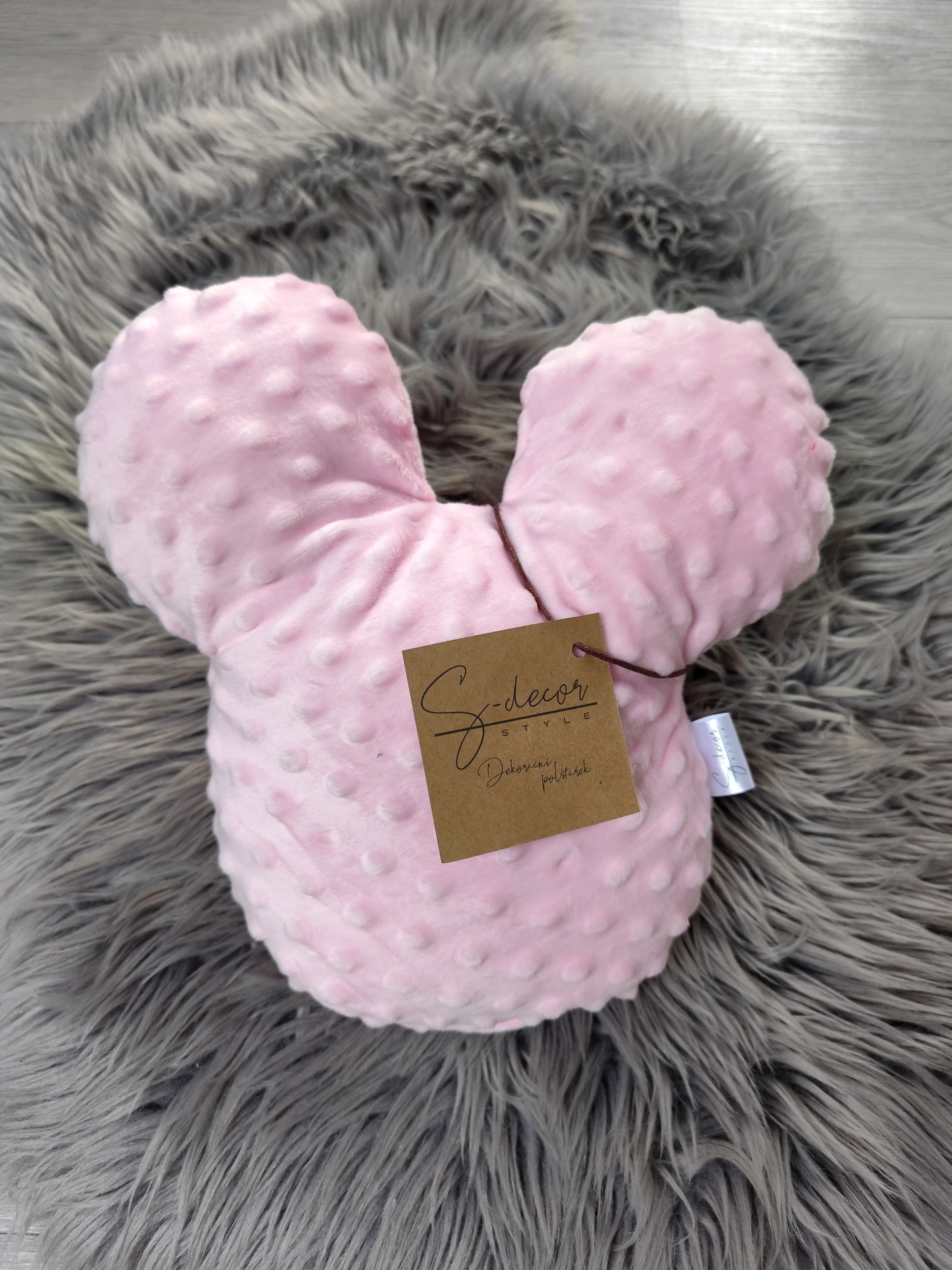 Polštářek mickey sv.růžový Premium